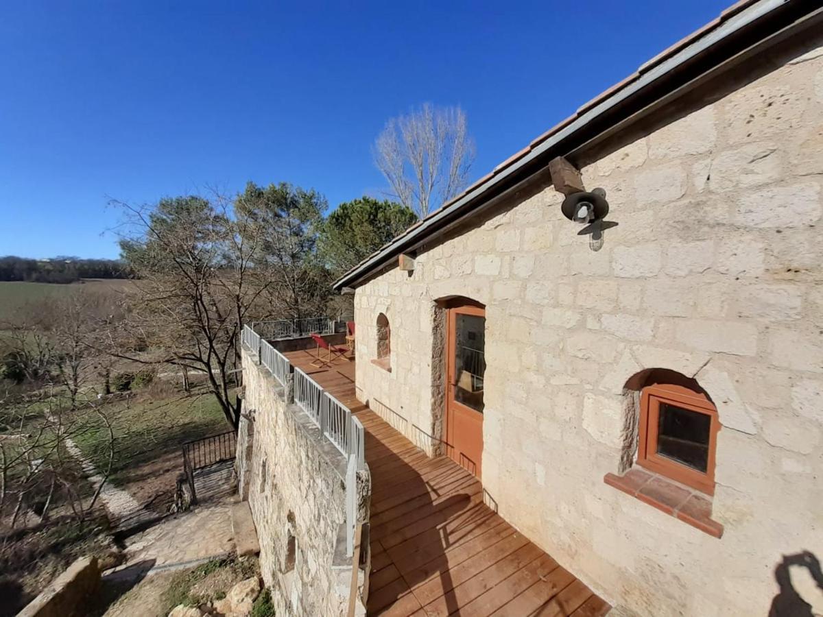 Grand Gite Les Cabanes De Fallot Pour 19 Personnes - Piscine Naturelle L'isle-Bouzon Екстериор снимка